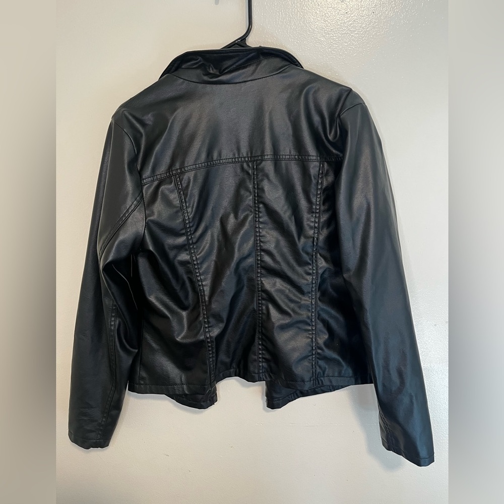 Faux Leather Jacket - Picture 2 of 4